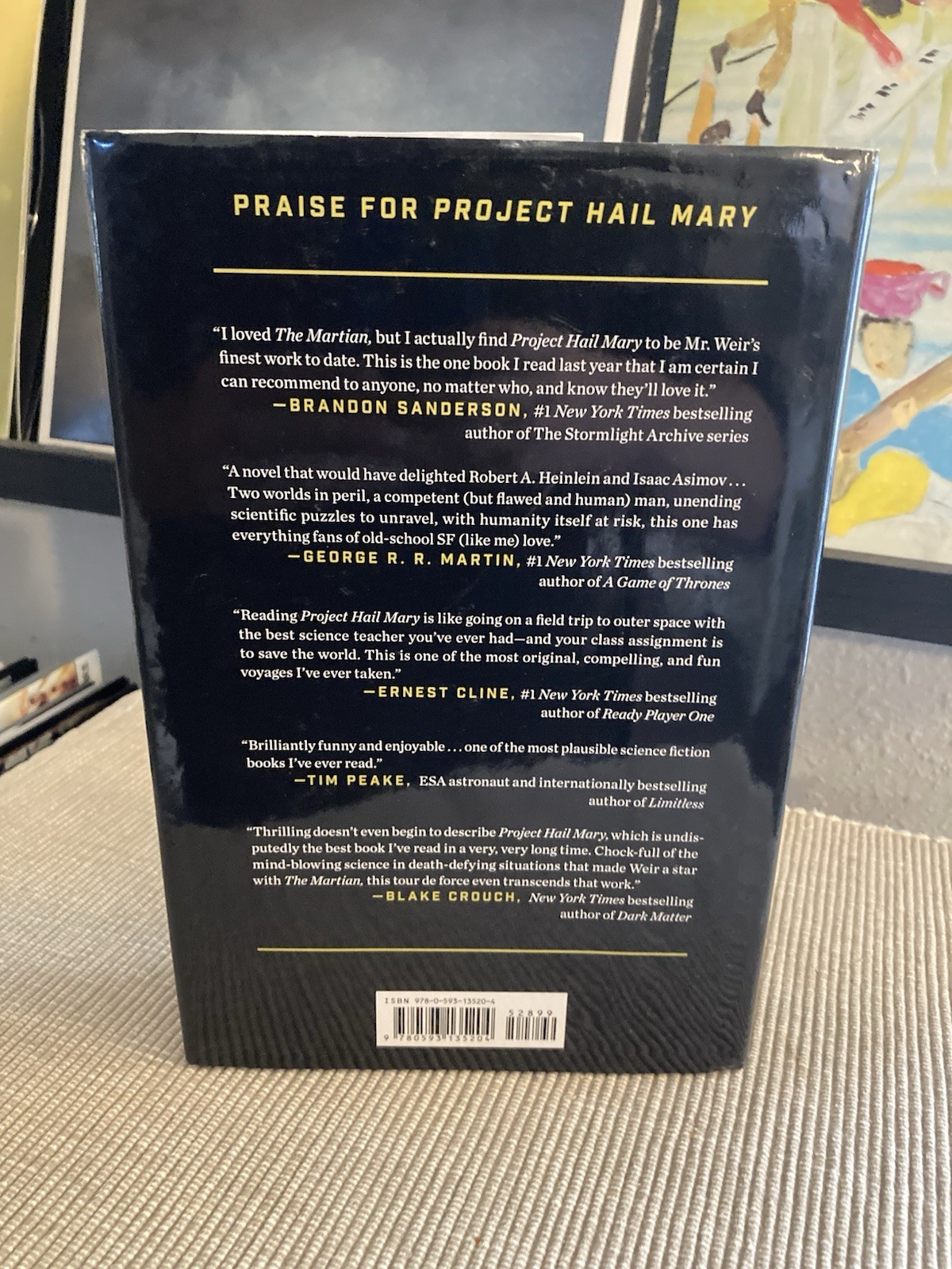 Project Hail Mary by Andy Weir – 1st Edition/Later Print Hardcover!