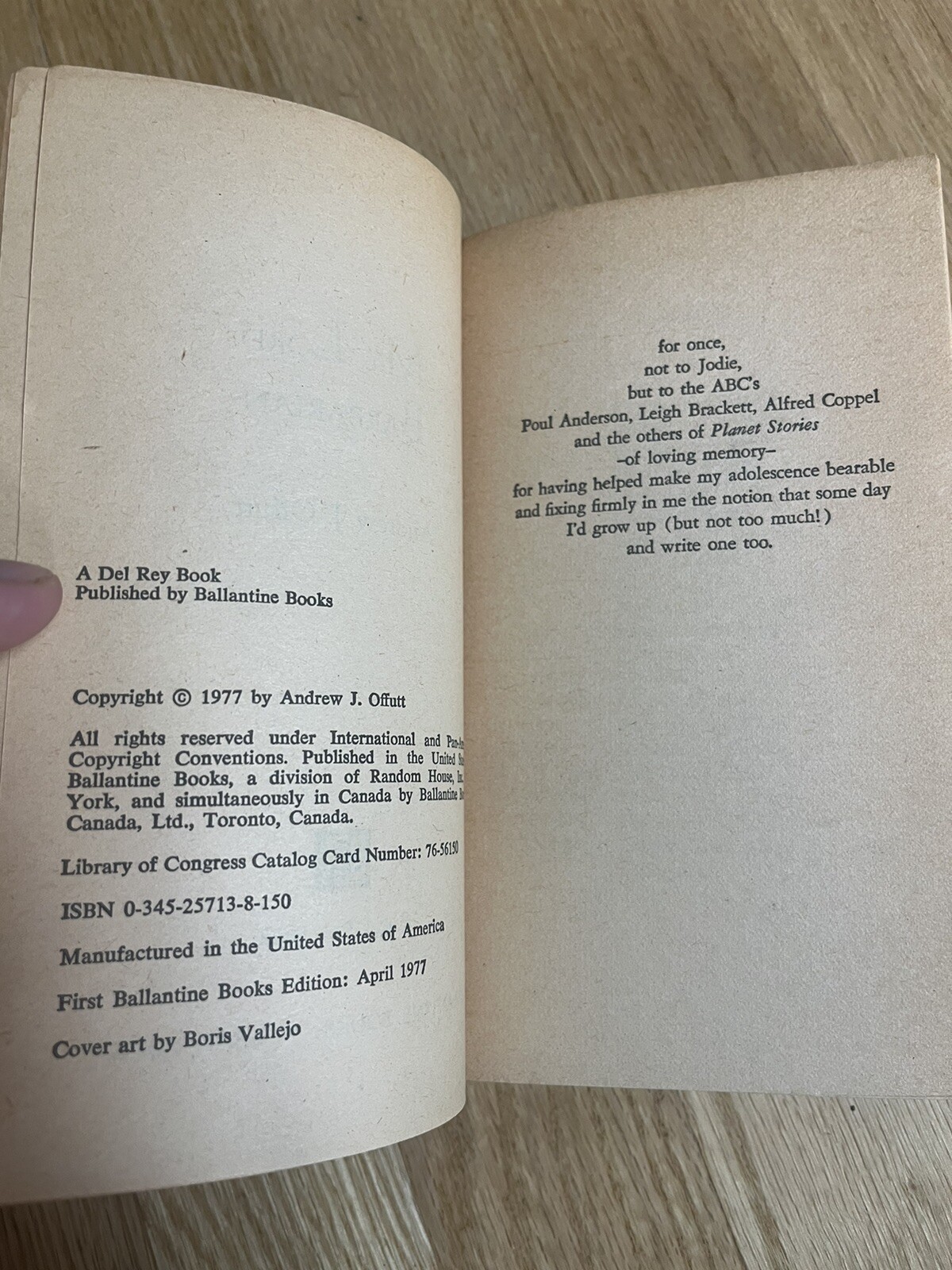 My Lord Barbarian by Andrew J. Offutt 1977 Del Rey Paperback 1st Edition