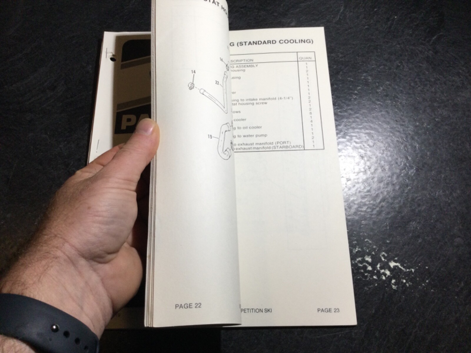 Mercruiser 5.7L Competition Ski GM 350 V8 Engine Parts Catalog #A338553 Up