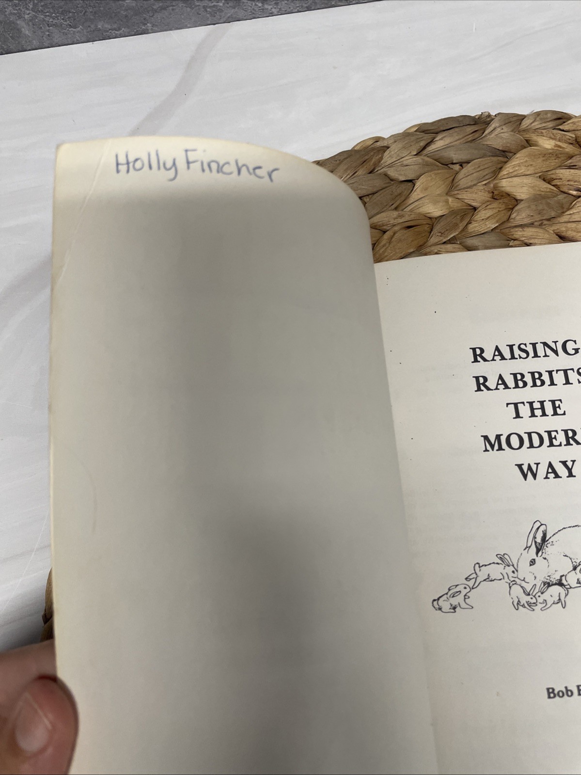 Raising Rabbits The Modern Way Livestock Homesteading Paperback Book Bob 1976