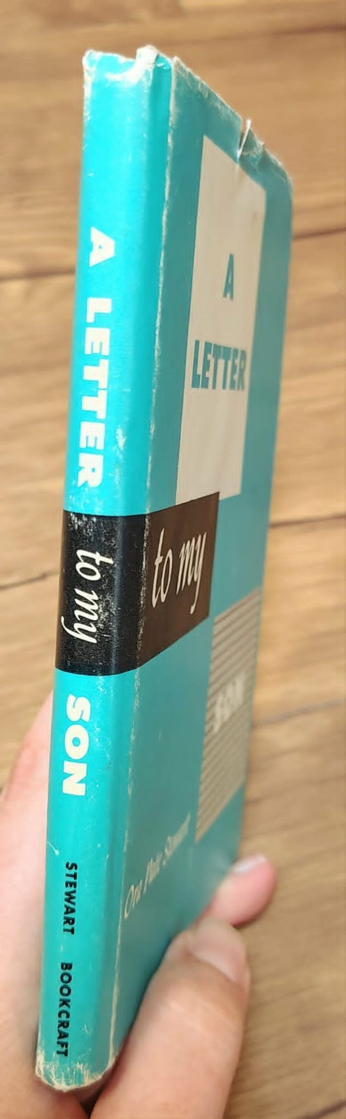 A Letter to my Son By. Ora Pate Stewart C. 1976. Vintage with Dust Jacket