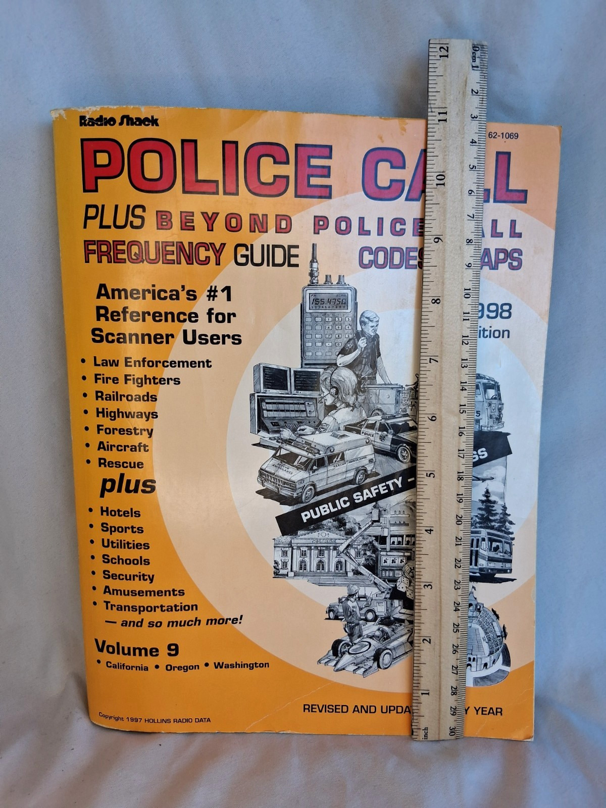 Police Call Radio Guide 1998 Edition Radio Shack Vol. 9 – VGC