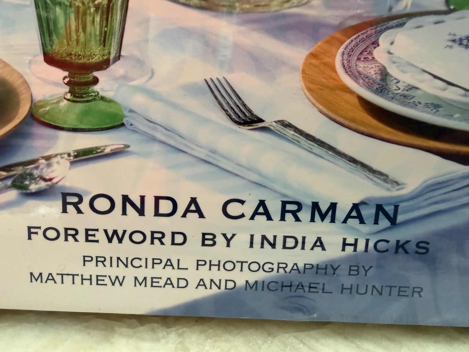 NEW Entertaining at Home Ronda Carman Rizzoli – India Hicks Foreword – Sealed