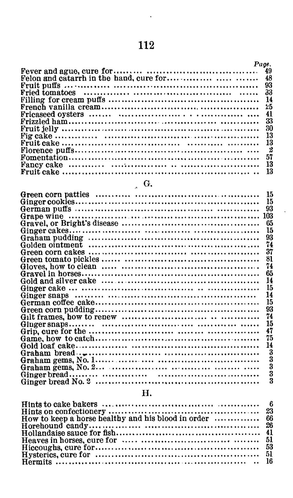 1893 The Worlds Fair Recipe Cook Book 119 Pages