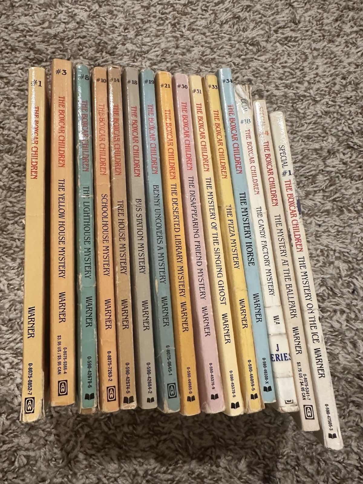 Vntg Boxcar Children Mysteries Lot 15 Books Gertrude Chandler Warner Set PB HC