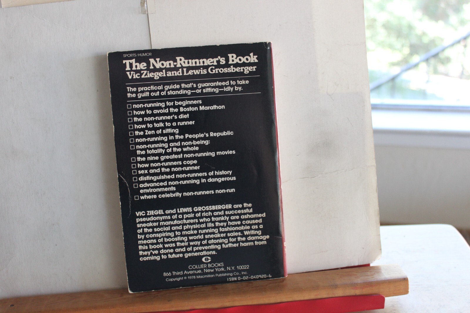 The Non-Runners Book by V Ziegel