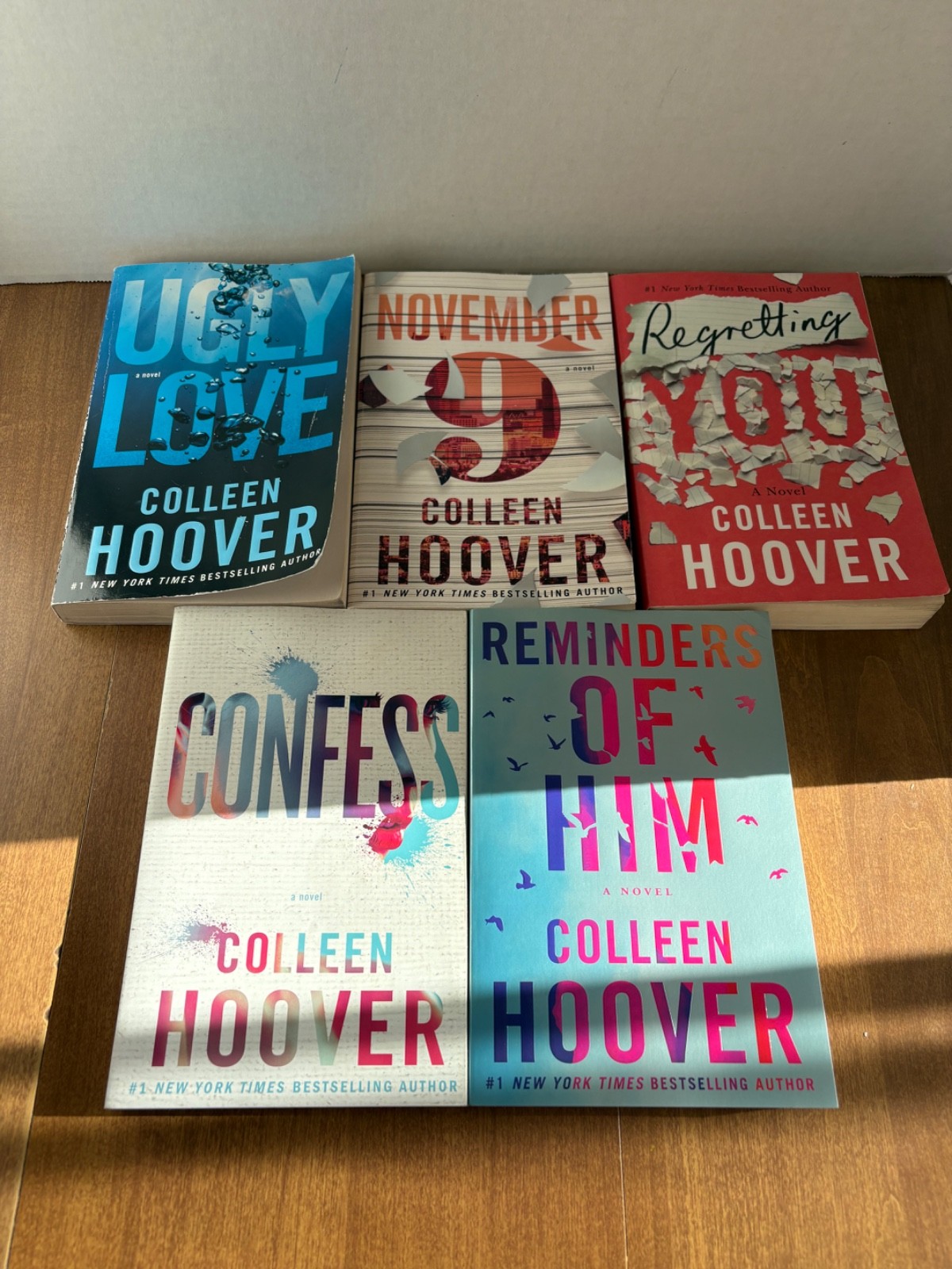 Colleen Hoover Lot of 5 Trade Paperbacks (See photos for titles)