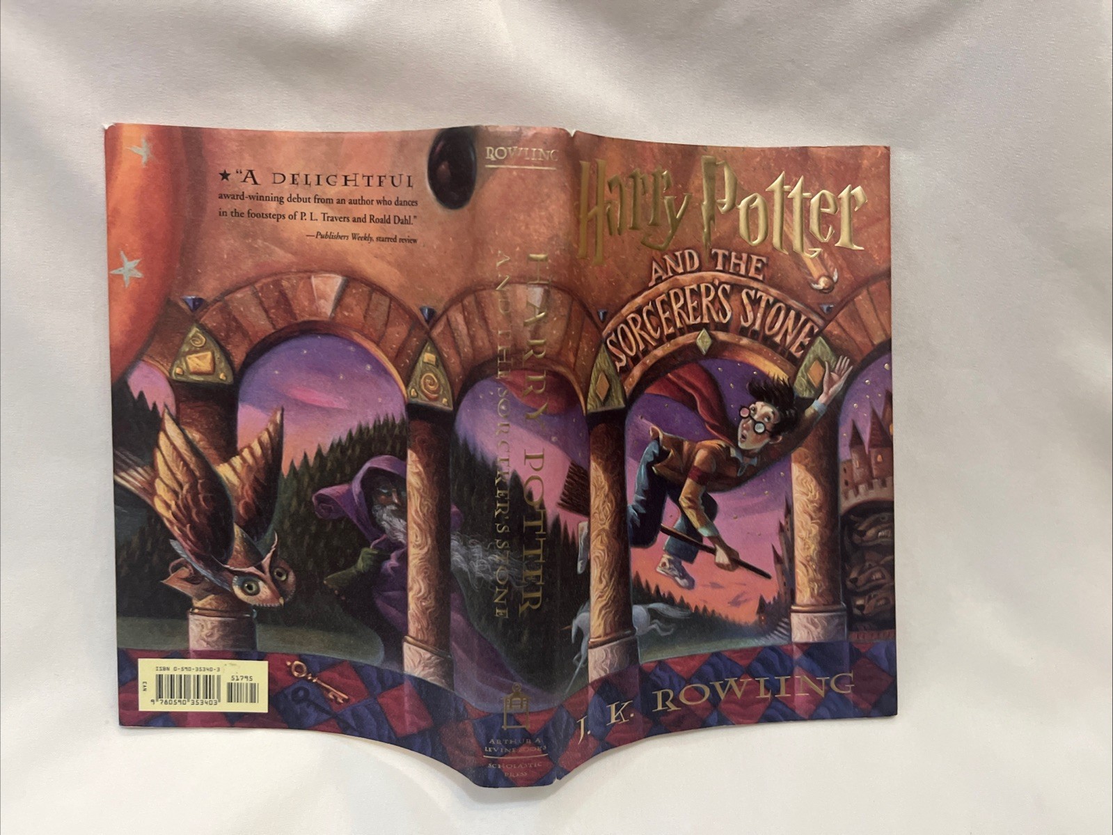 HARRY POTTER and the SORCERER’s STONE, J.K. Rowling 1st American Edition 1998