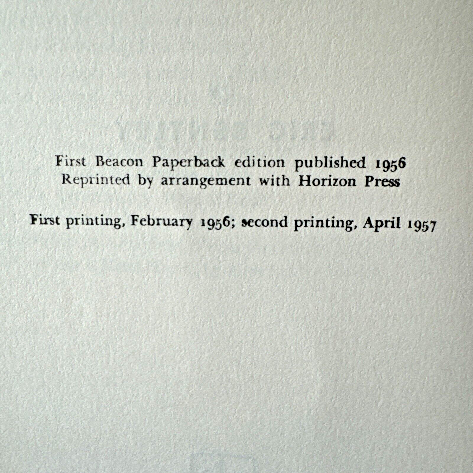 The Dramatic Event An American Chronicle (Eric Bentley – 1954) 2nd Printing 1957