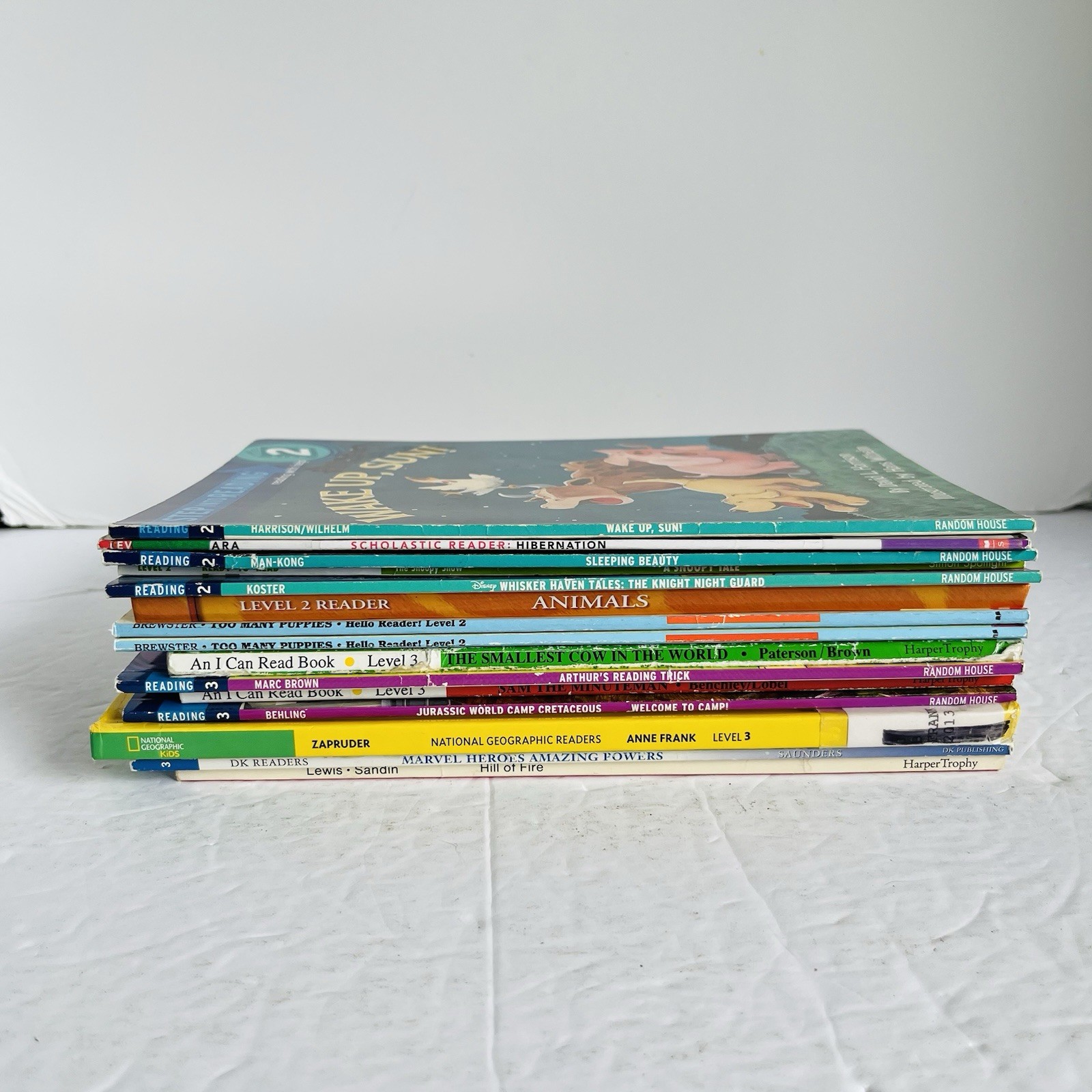 Lot of 10 Beginning Reader Books Level 2-3 Step Into Reading I Can Read Mixed