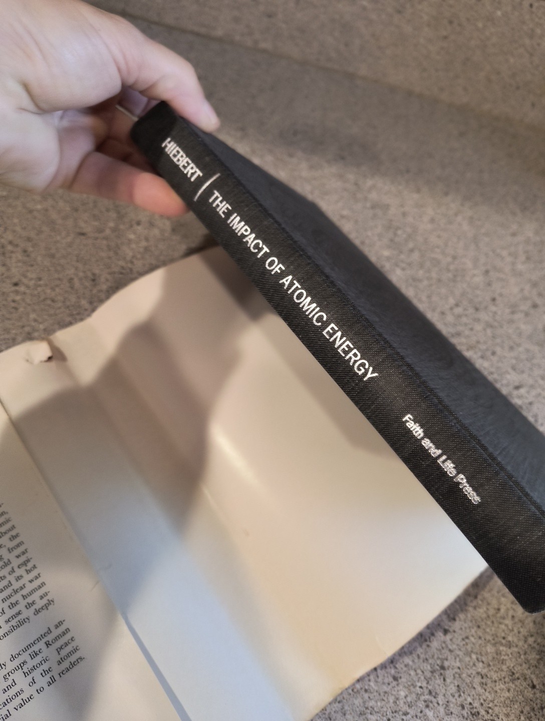 1961 Impact of Atomic Energy Hard Copy With Cover Erwin Hiebert