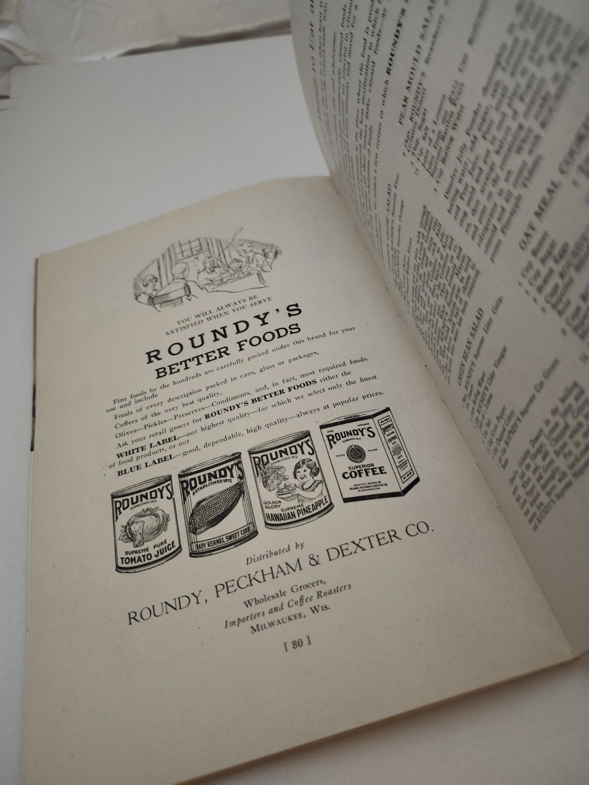 1910s Bride’s Book Milwaukee WI Marriage Record Cookbook Tons of Advertising