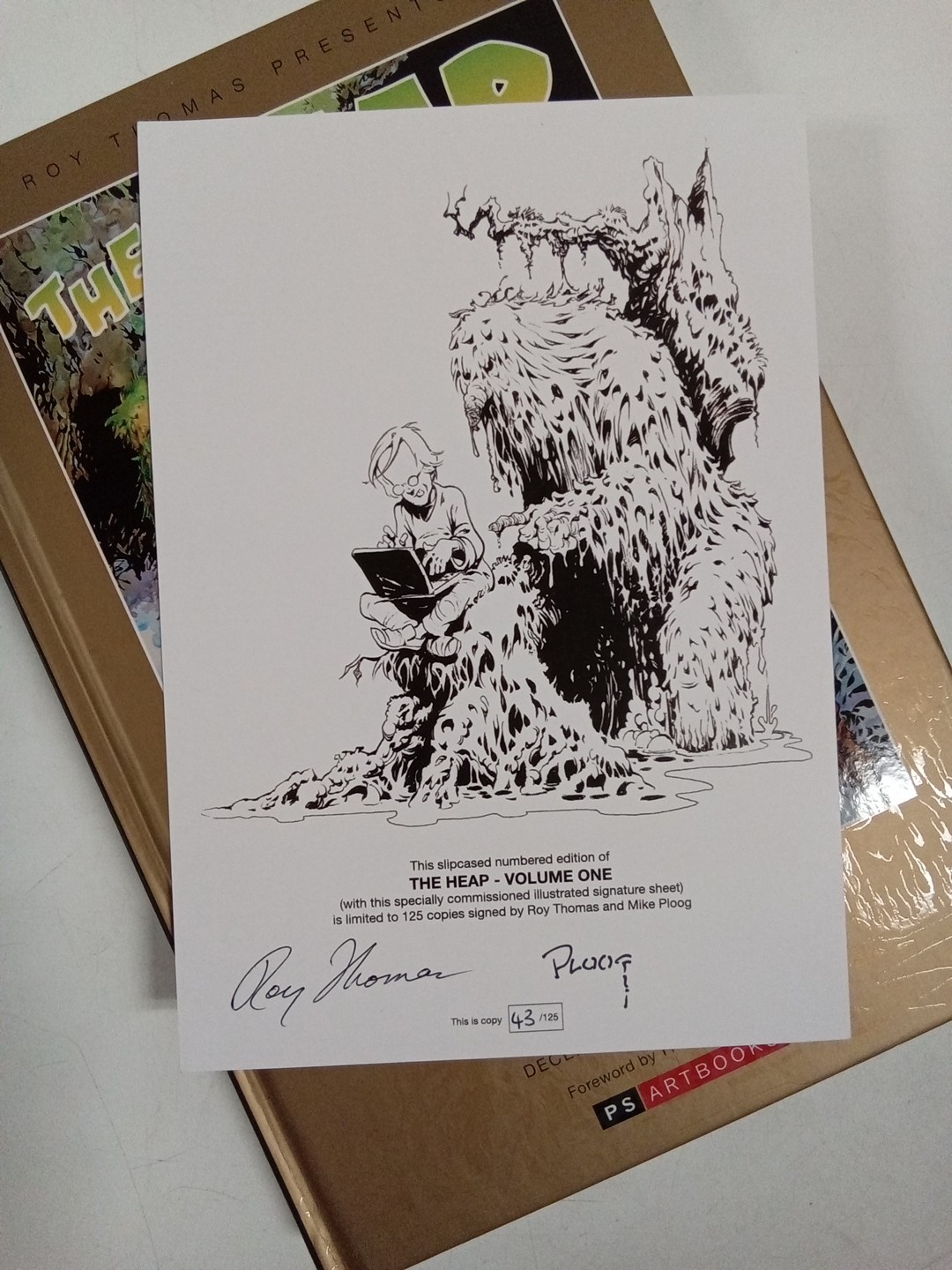The Heap Vol. 1 Roy Thomas & Mike Ploog Signed Book 43/150 Very Rare!! -DK#