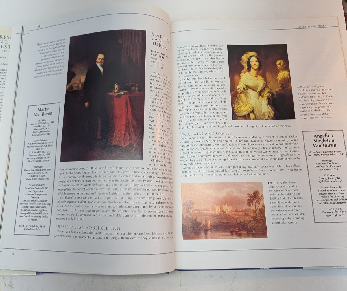 Presidents and First Ladies of the United States by Doranne Jacobson 1995 HC DJ