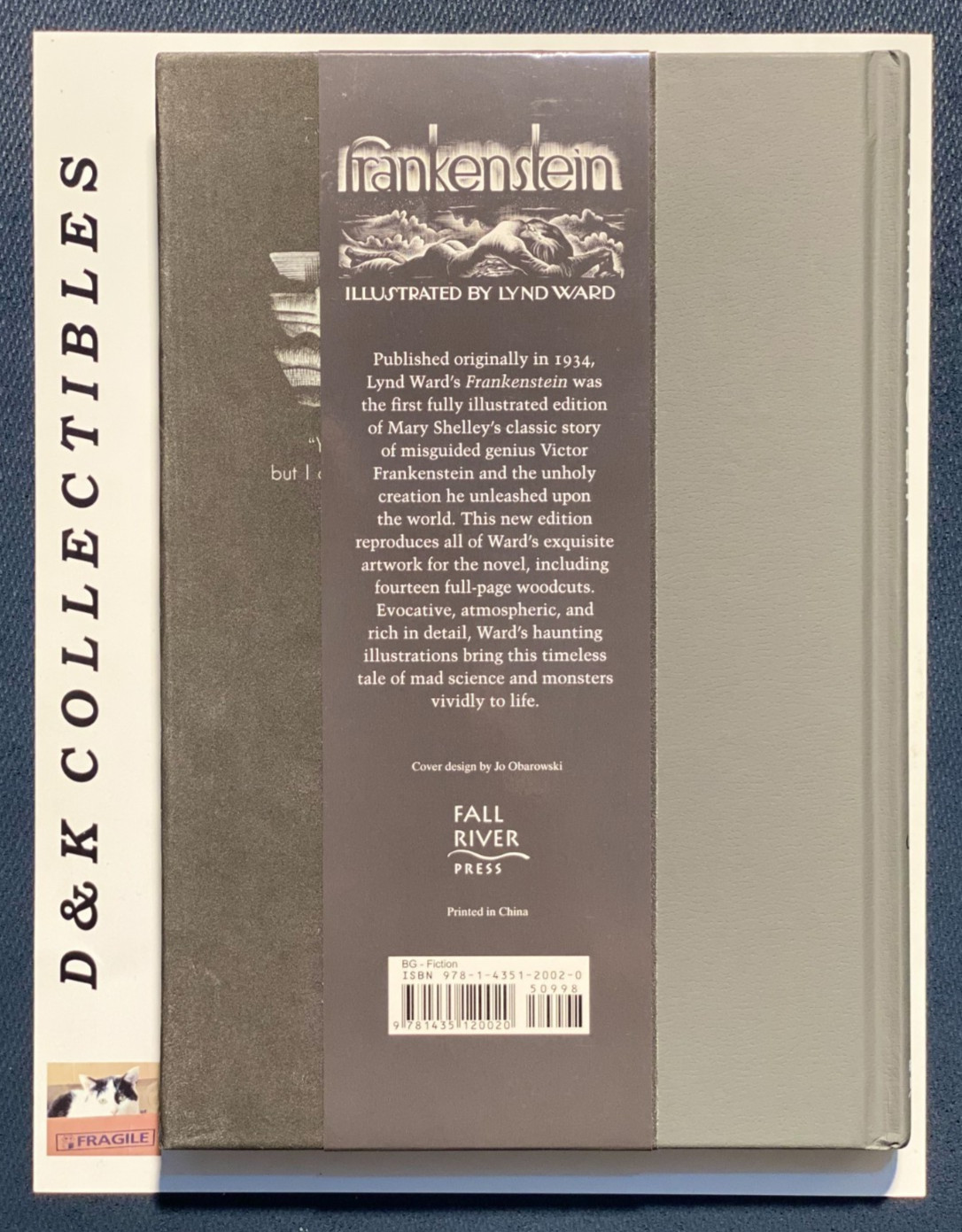 FRANKENSTEIN GRAPHIC NOVEL MARY SHELLY WITH LYND WARD ILLUSTRATIONS 2010 9.2 js