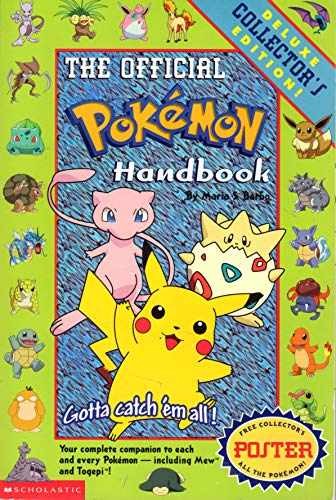 Pokemon: Official Pokemon Handbook: – Paperback, by Barbo Maria S – Very Good