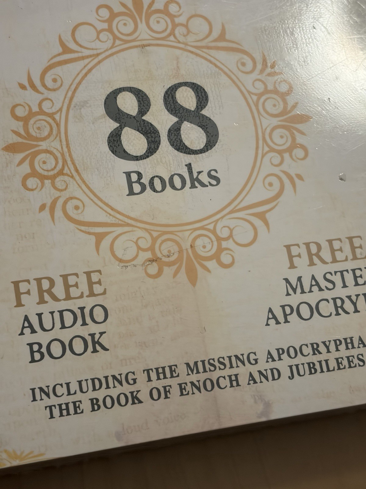 Faith Made Ethiopian Bible in English 88 Books Paperback Gold/Beige NEW Sealed