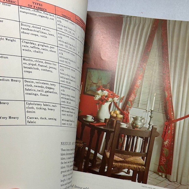 McCall’s HOME FASHION SEW-IT BOOK 1965 Guided for Creative Sewing 112 pages Vtg