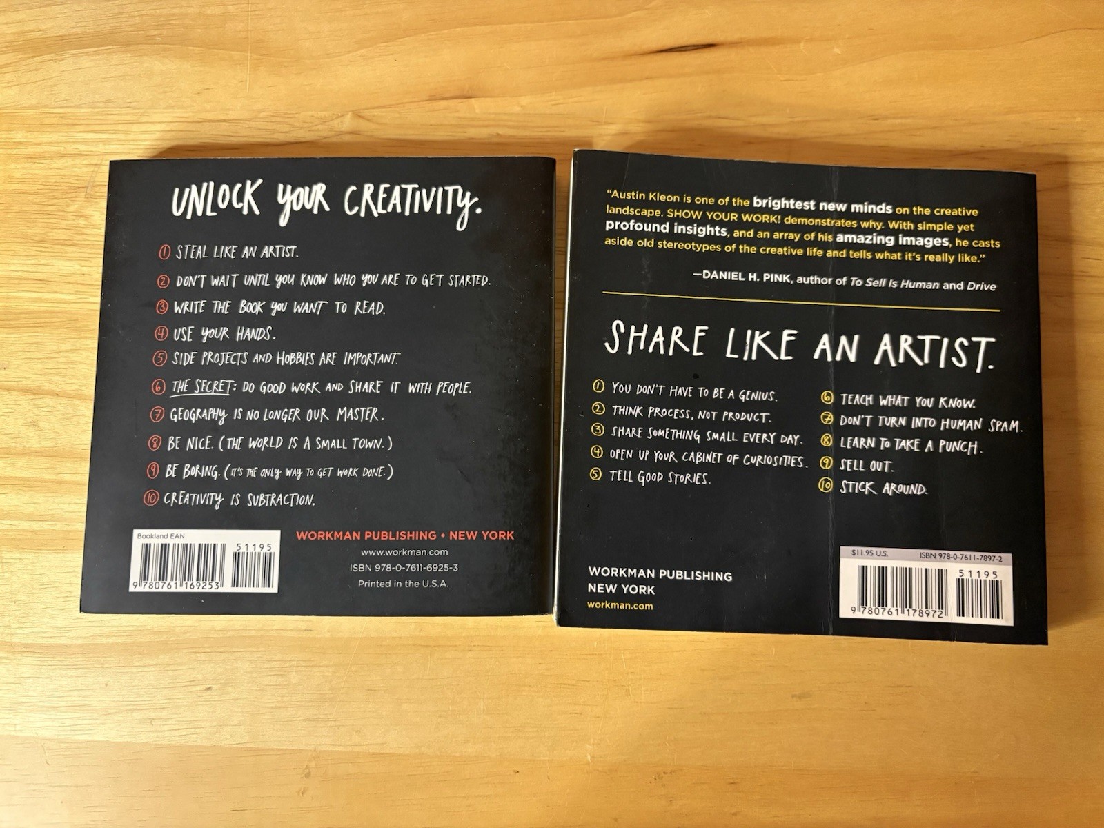 Austin Kleon Book Bundle Steal Like an Artist Show Your Work Creativity