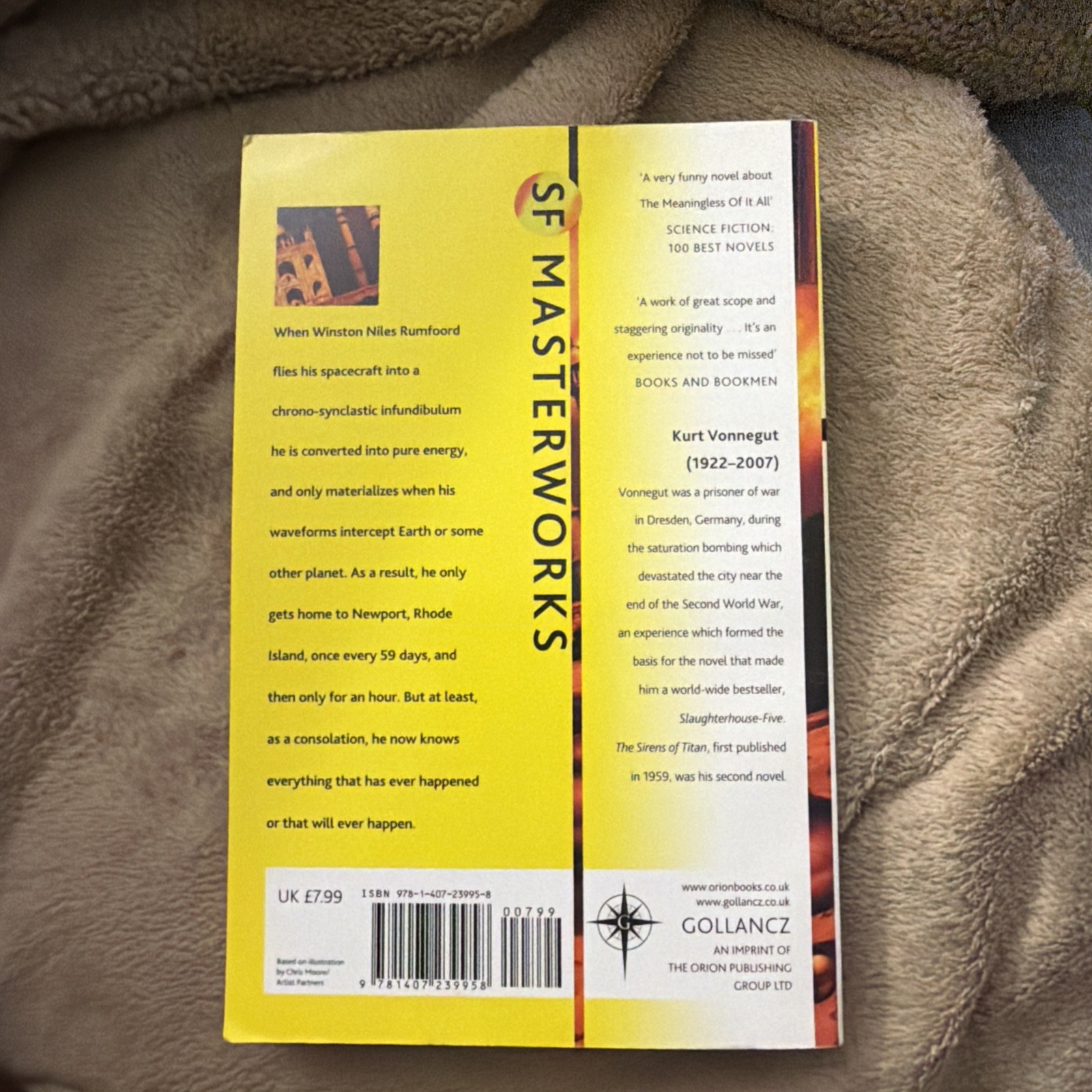 Kurt Vonnegut The Sirens of Titan SF Masterworks Paperback Sci-Fi