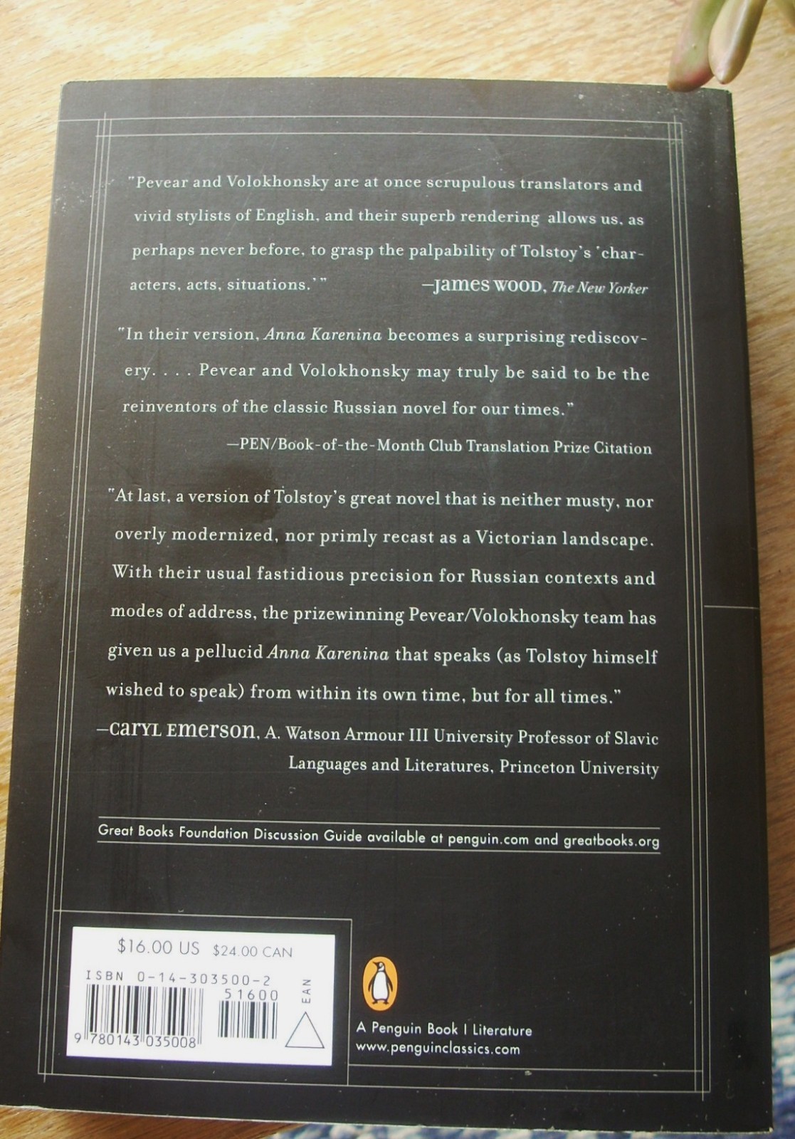 Anna Karenina – Paperback By Tolstoy, Leo – VERY GOOD NEW