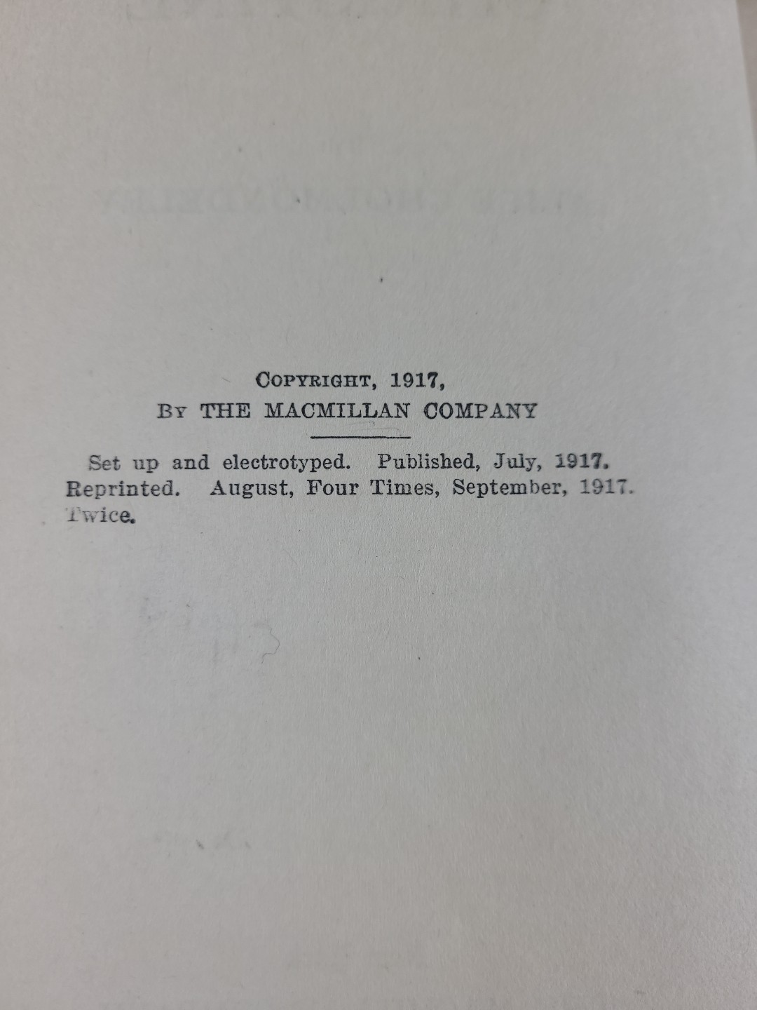 Christine By Alice Cholmondeley MacMillan Company 1917 HC Antique