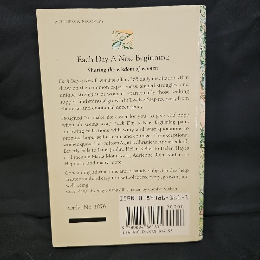Each Day a New Beginning : Daily Meditations for Women by Karen Casey 2nd Edtn.