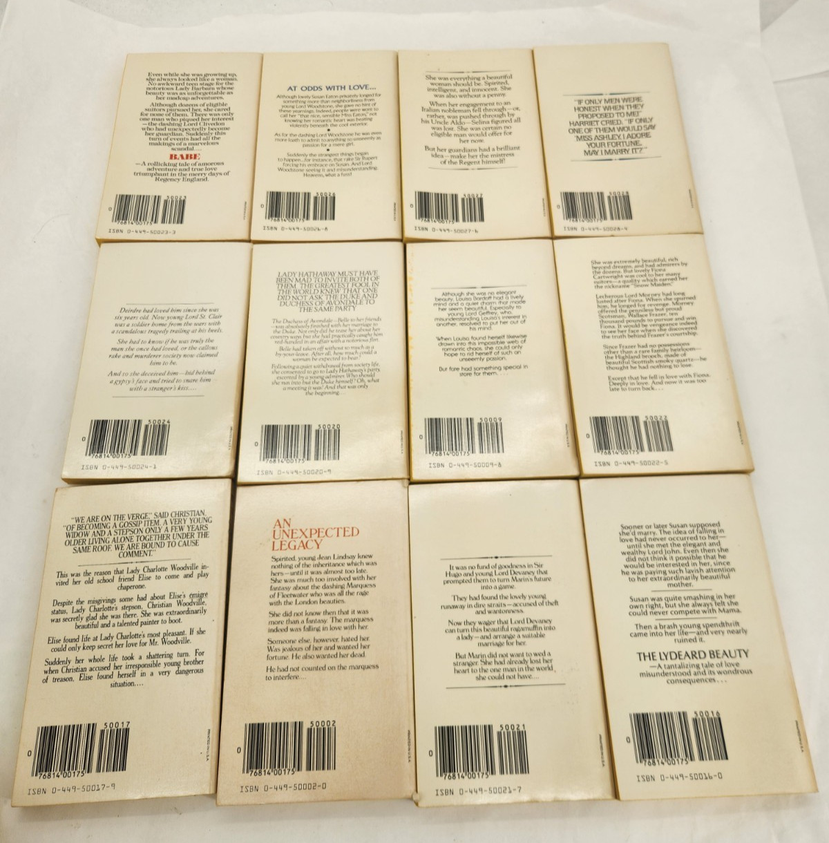 Vintage Fawcett Coventry Romances paperback book lot of 23 #1-9 & 12-25