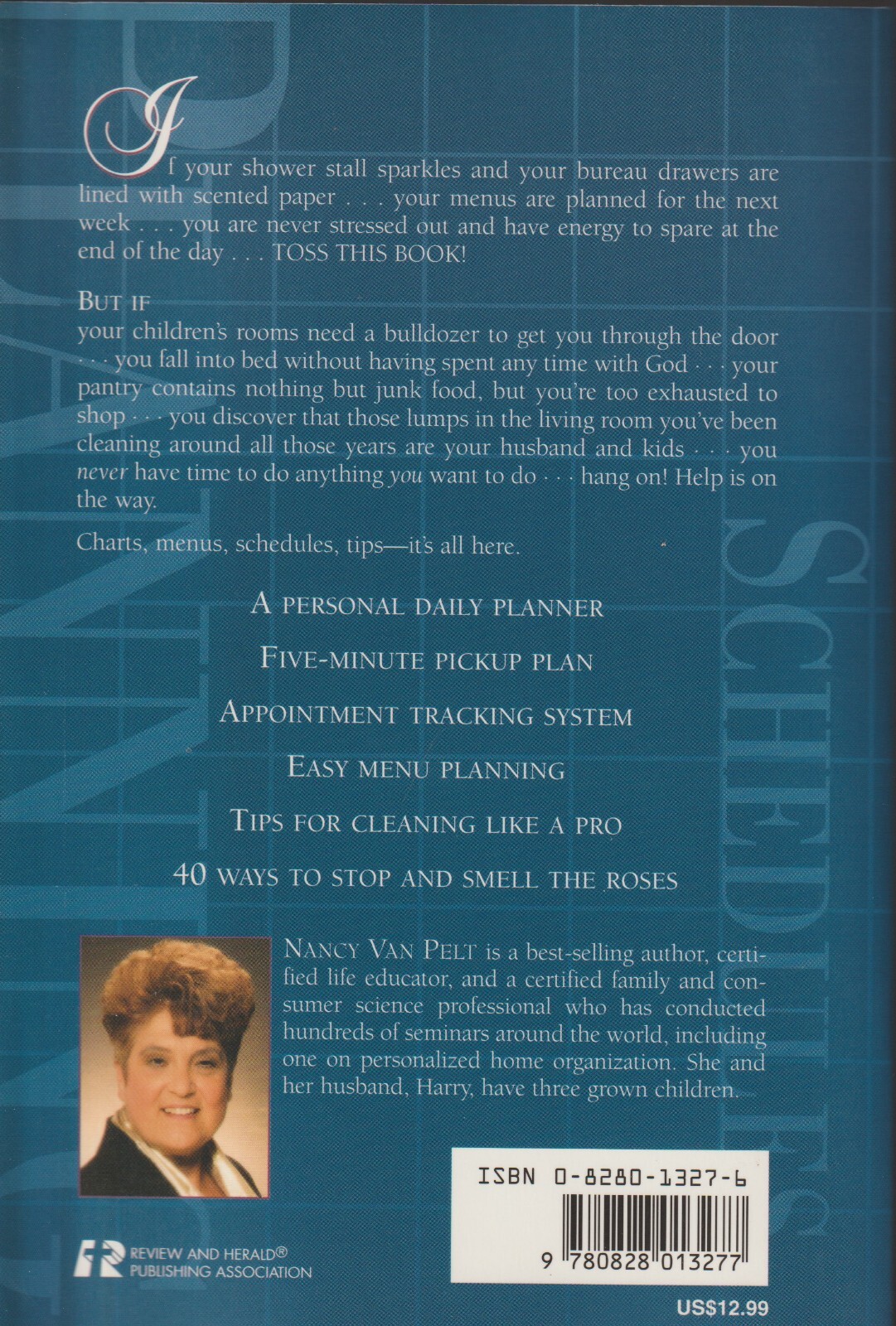 Get Organized – Paperback By Van Pelt, Nancy – GOOD