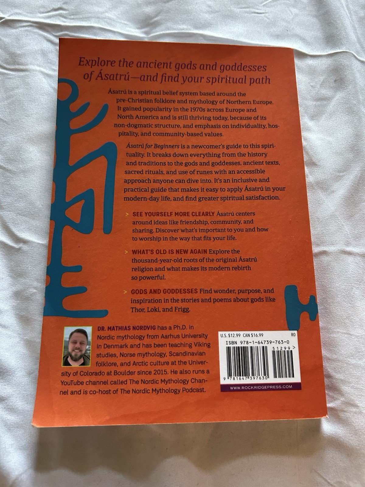Asatru For Beginners (Ancient Norse Way) PB by Mathias Nordvig Unread New!