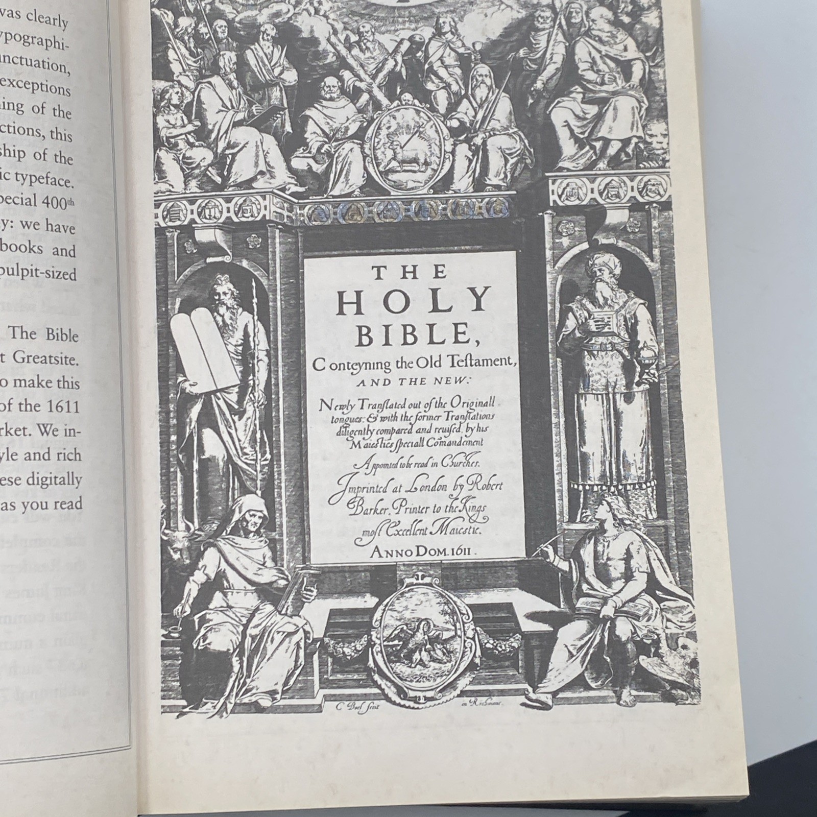 Holy Bible 1611 King James Version 400th Anniversary Edition (Hardcover, 2011)