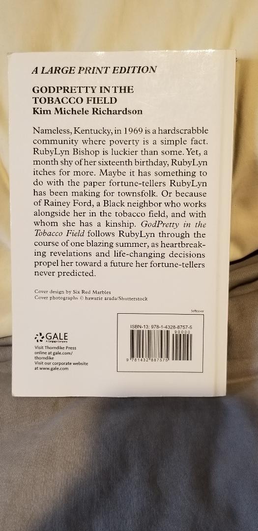Kim Michele Richardson – GODPRETTY IN THE TOBACCO FIELD -Large Print Trade PB