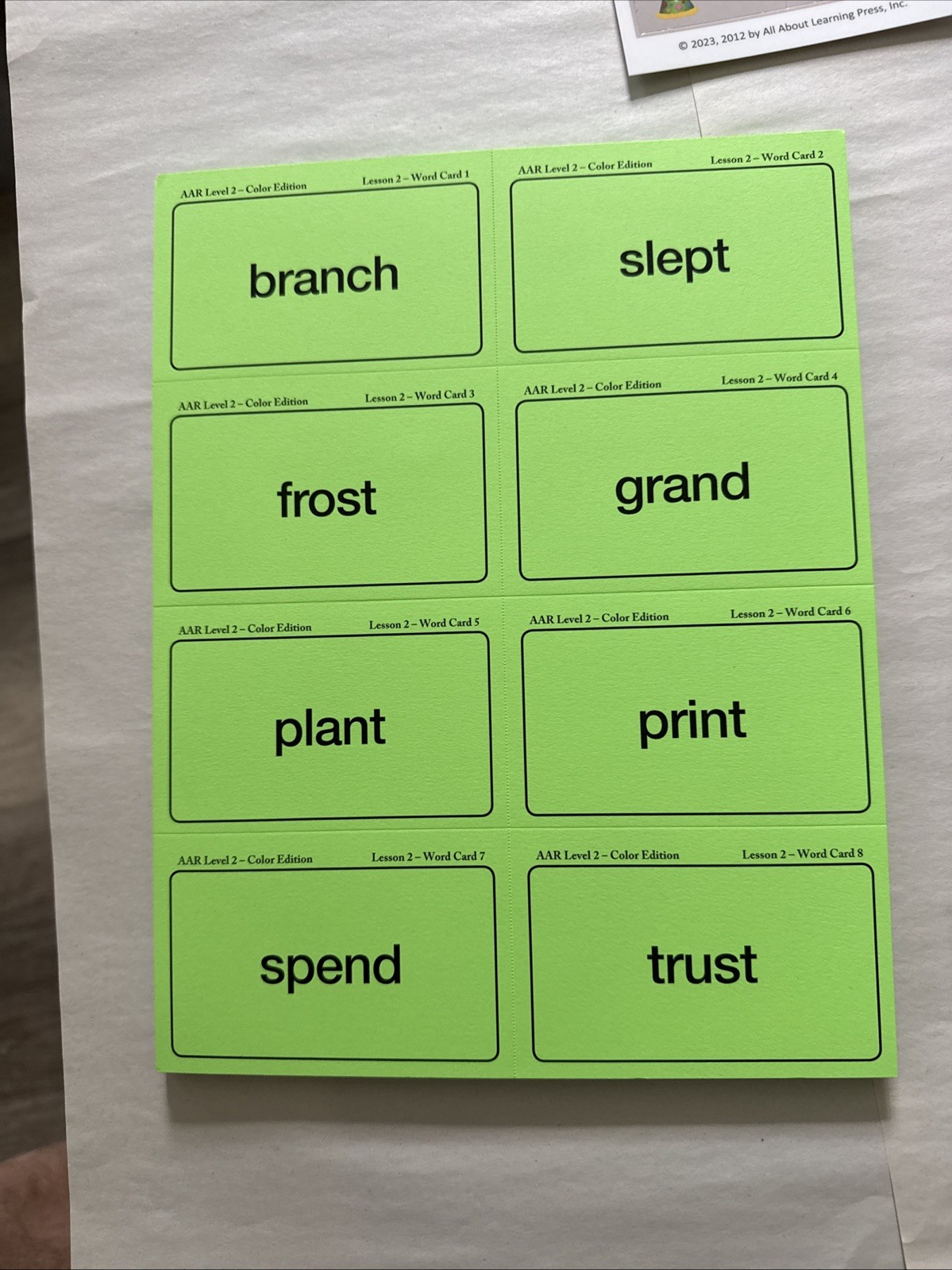 All About Reading Level 2: Student Packet (Color Edition) – Complete – Very Good