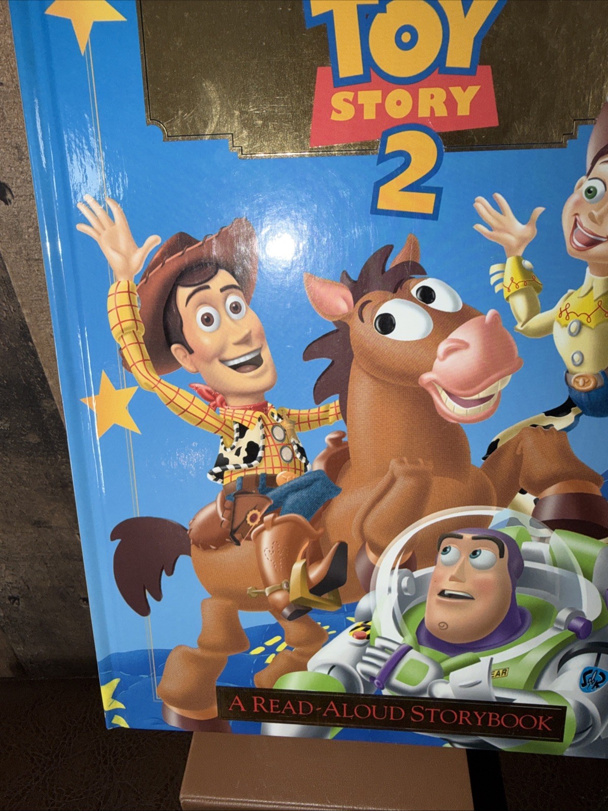 New Vintage 2002 Toy Story 2 Read-Aloud Storybook Hardcover Disney Pixar Retro