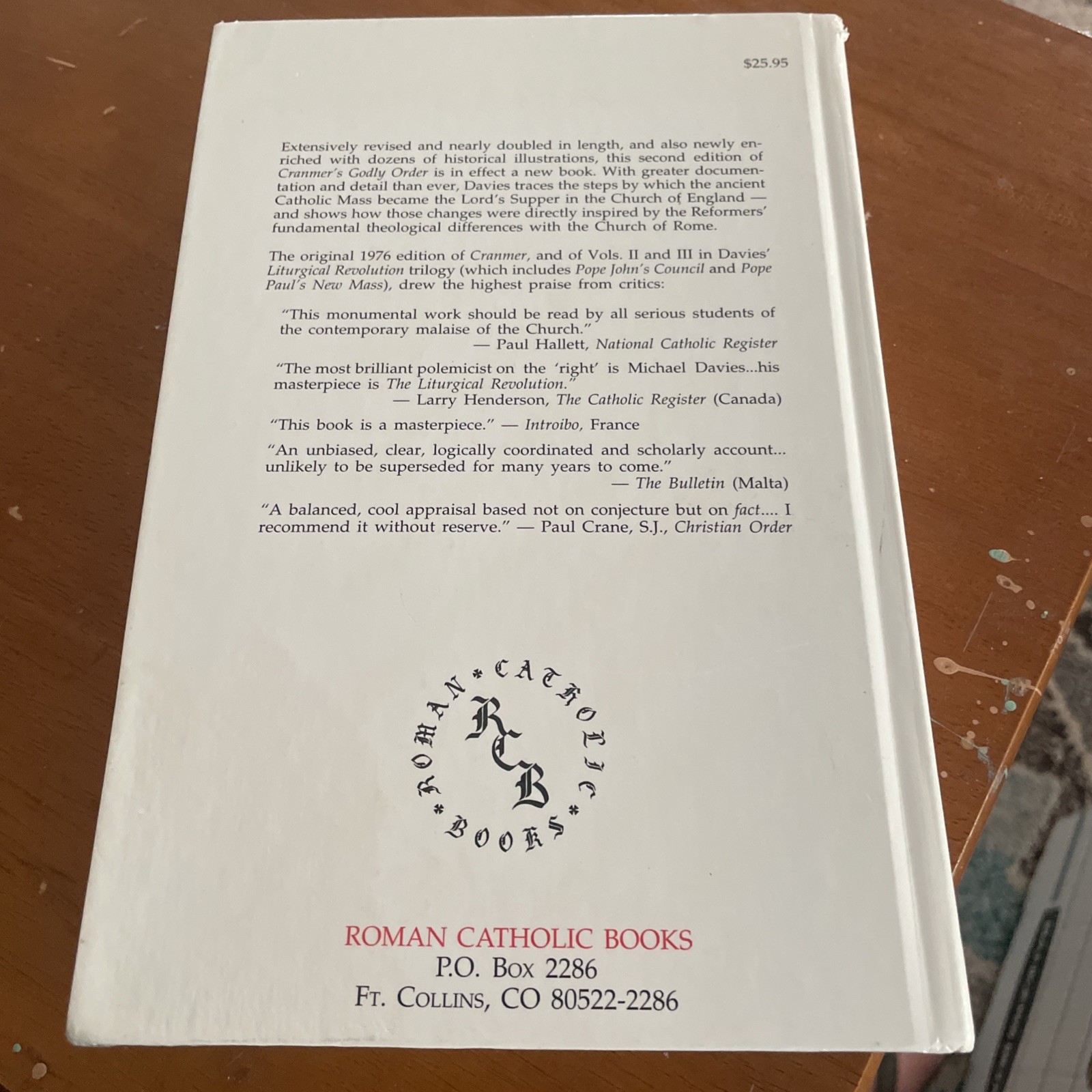 Cranmer’s Godly Order: The Destruction of Catholicism through Liturgical Change 