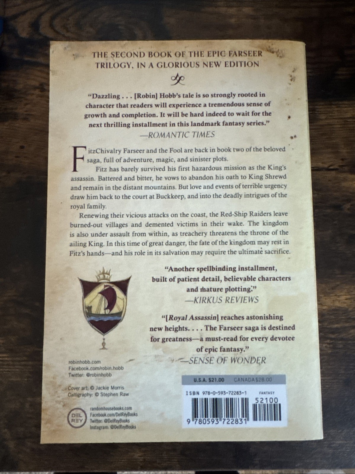 Royal Assassin by Robin Hobb (2023, Trade Paperback)