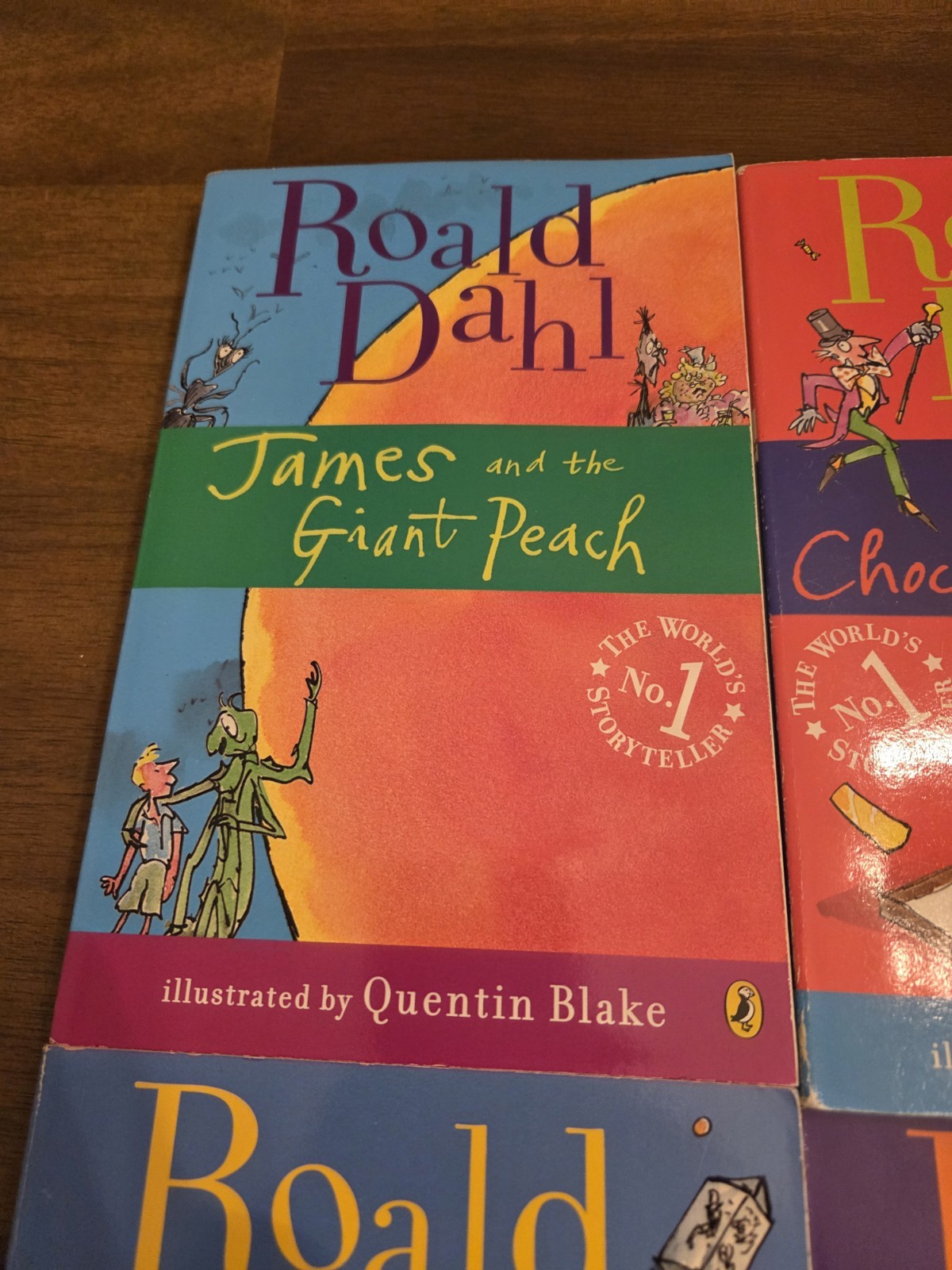 Lot of 6 Roald Dahl Paperback Books Matilda Charlie and Chocolate Factory BFG