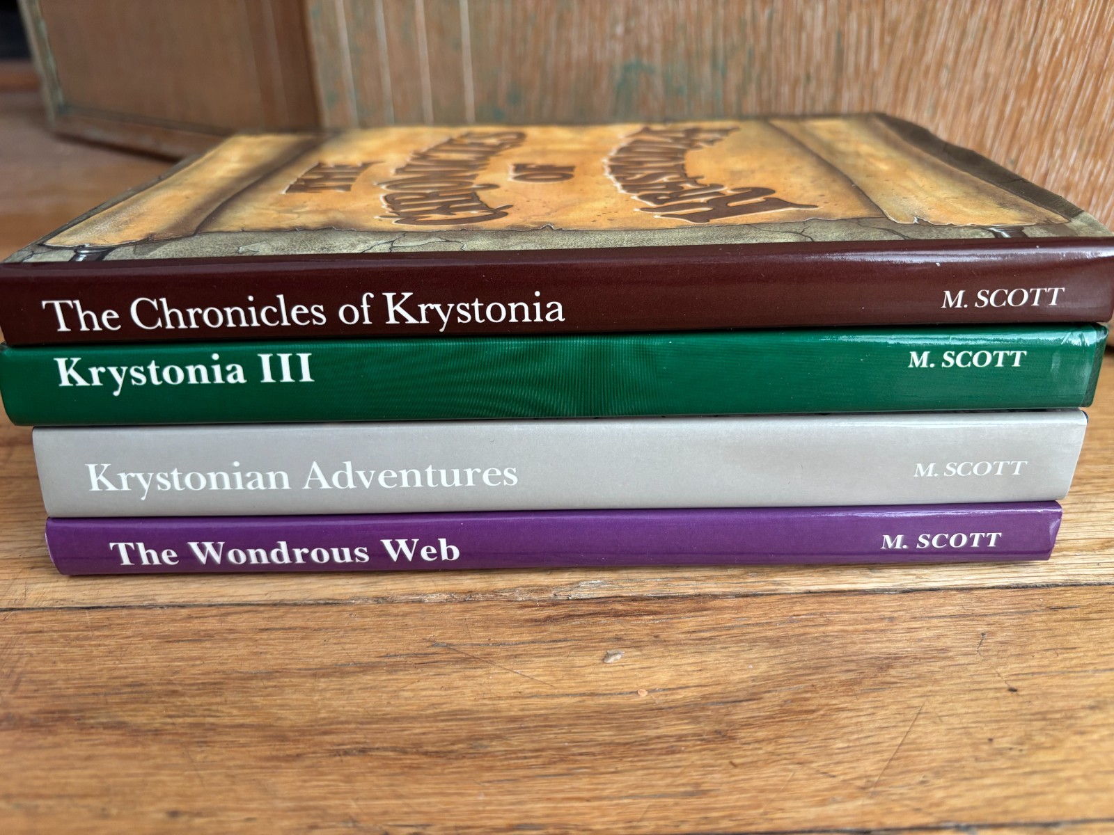 Krystonia Lot of 4 Hardcover Books MINT Brand New Vintage READ
