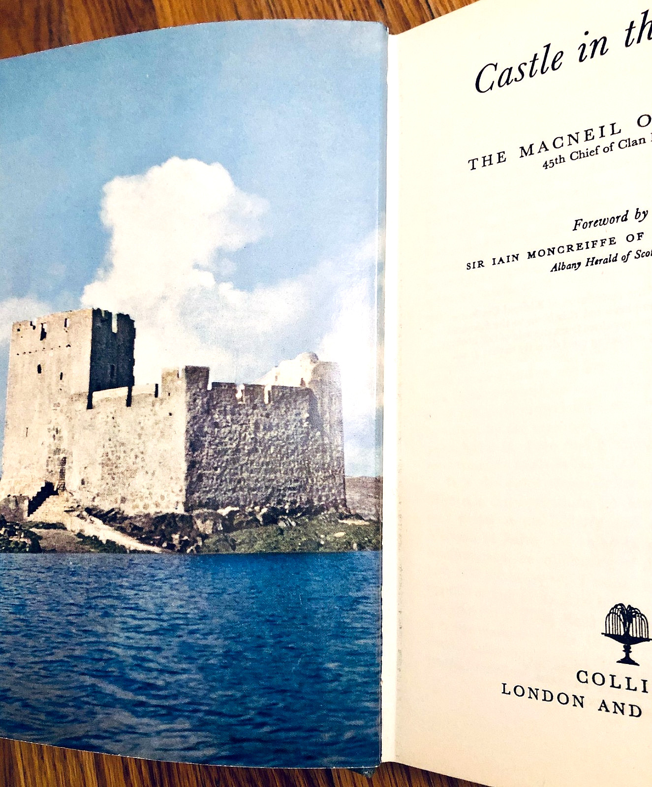 CASTLE IN THE SEA—THE MACNEIL OF BARRA (1964) UK HARDCOVER W/DJ—190 PAGES VGC