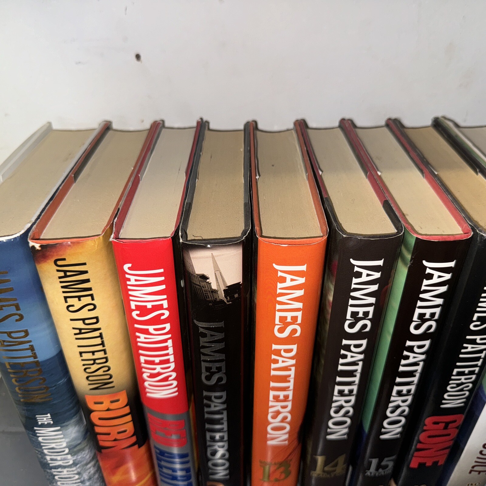 James Patterson Hardcover Dust Cover Books Lot 9 Mystery Suspense