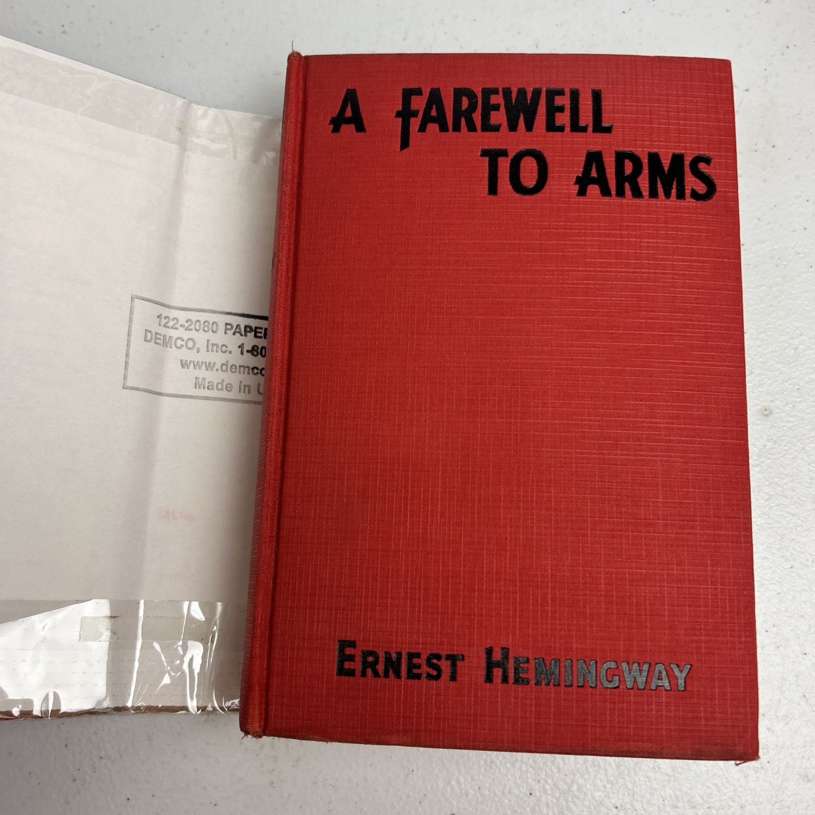 A Farewell To Arms Book Ernest Hemingway HC DJ 1929 Rare Photoplay Edition
