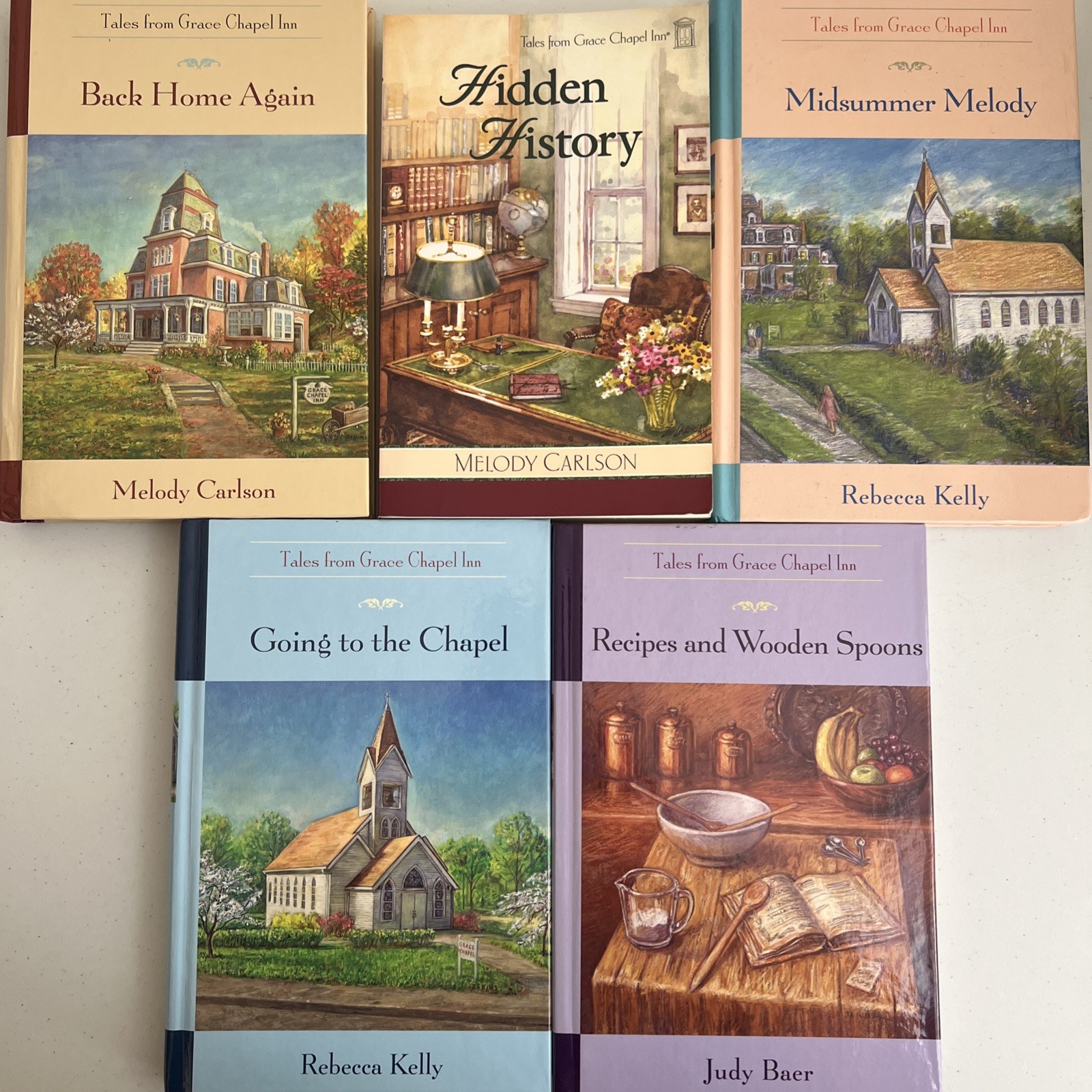 5 Books : Tales from Grace Chapel Inn Ser Hidden History, Back Home by M Carlson