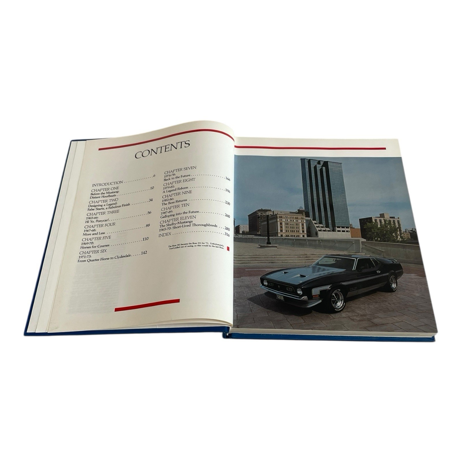 The Complete Book of MUSTANG Hardcover History Photos Shelby Boss 302 Pages 1989