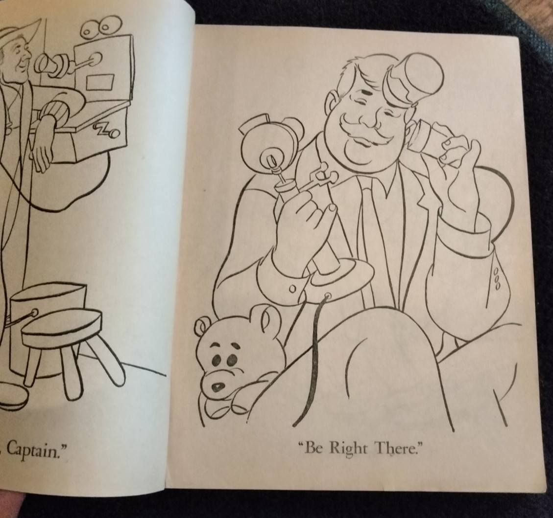 CAPTAIN KANGAROO COLORING BOOK WHITMAN PUBLISHING 1956 VINTAGE CHILDRENS BOOK