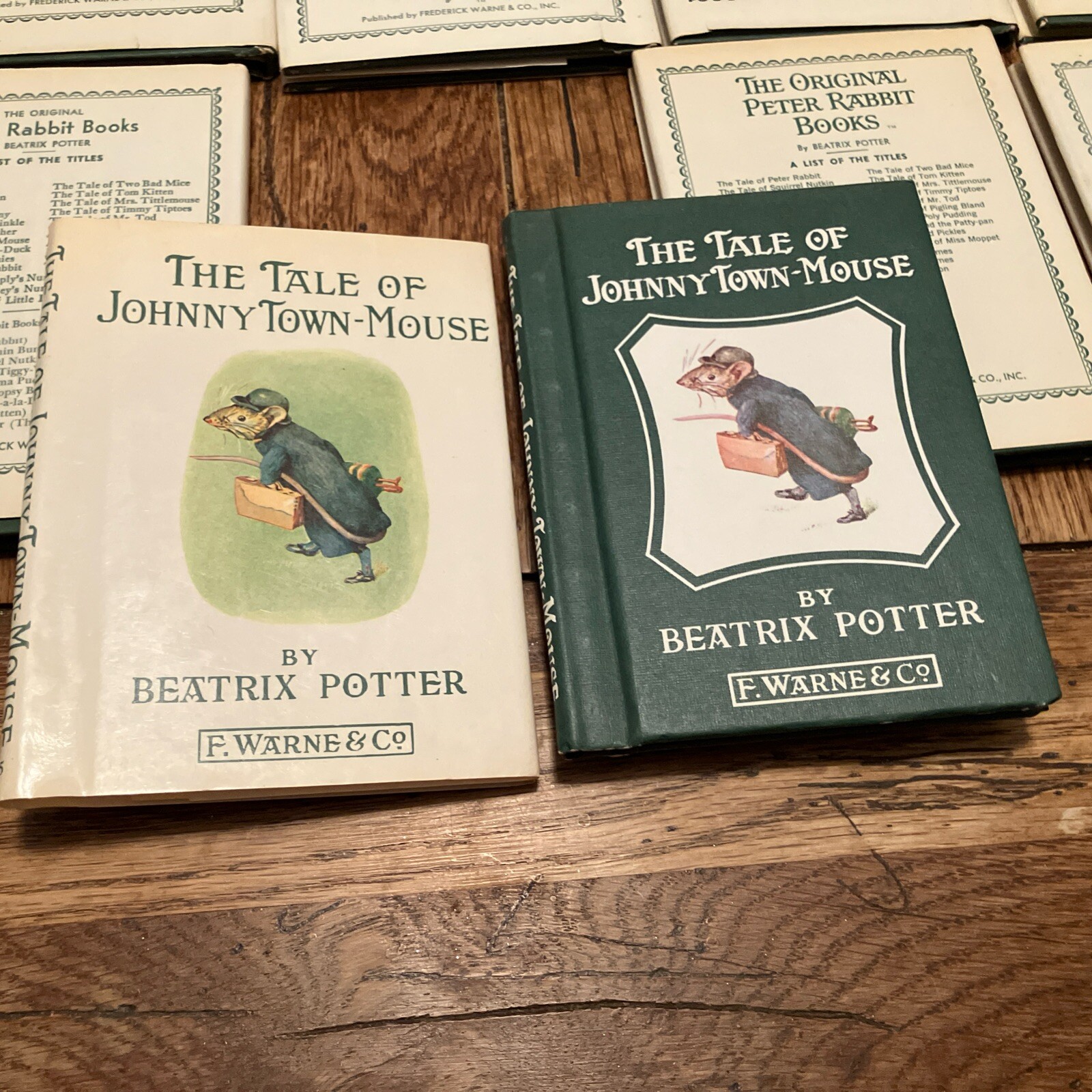 VTG Peter Rabbit Library Beatrix Potter Frederick Warne & Co Books HC Lot of 13