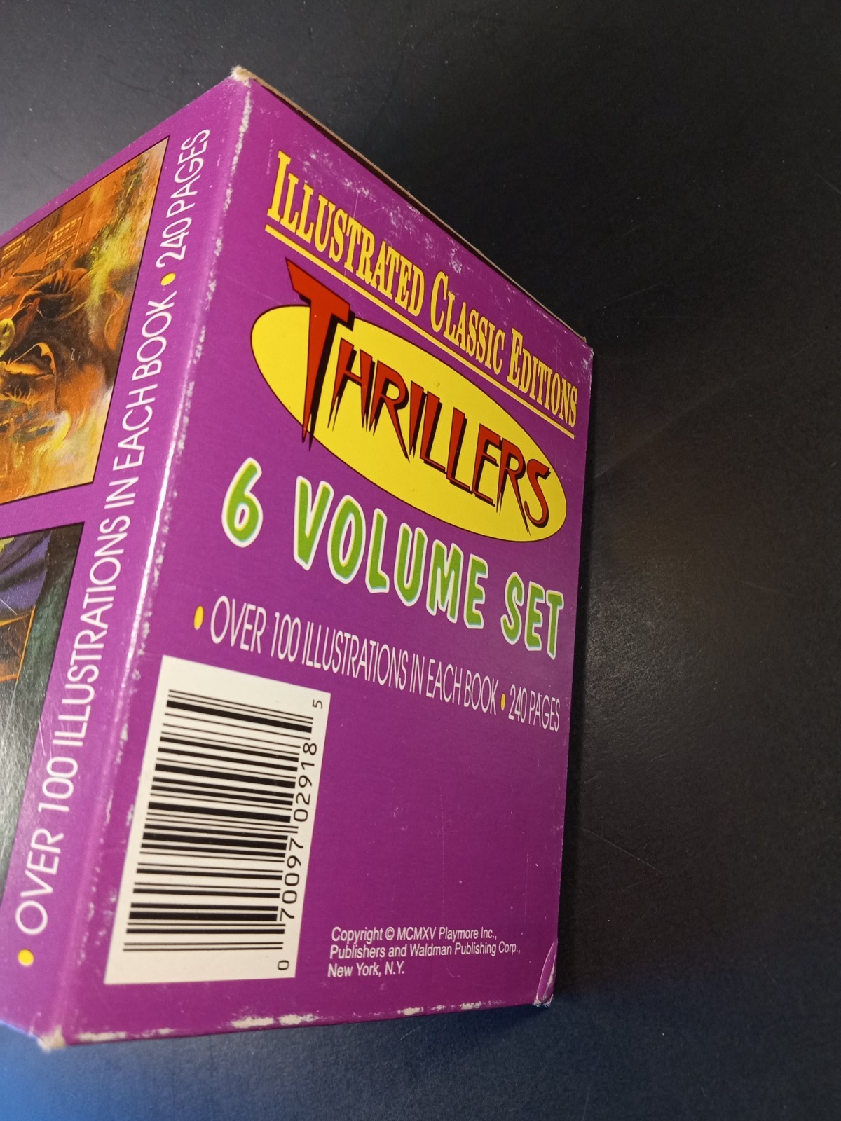 Vtg 1995 Illustrated Classic Editions Thrillers Horror 6 Volume Box Set