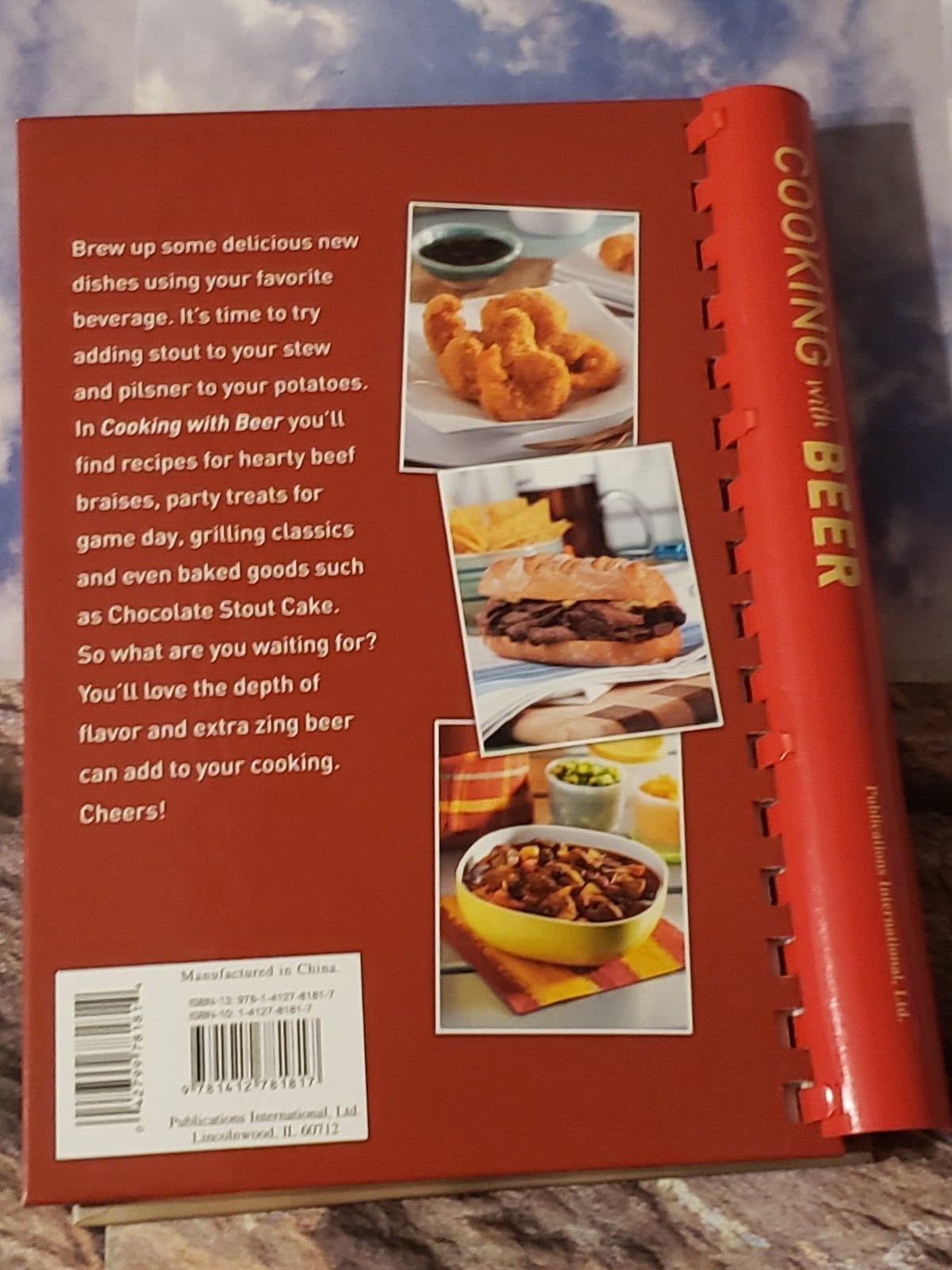 COOKING WITH BEER, SPIRAL BOUND HARDCOVER, 2009,