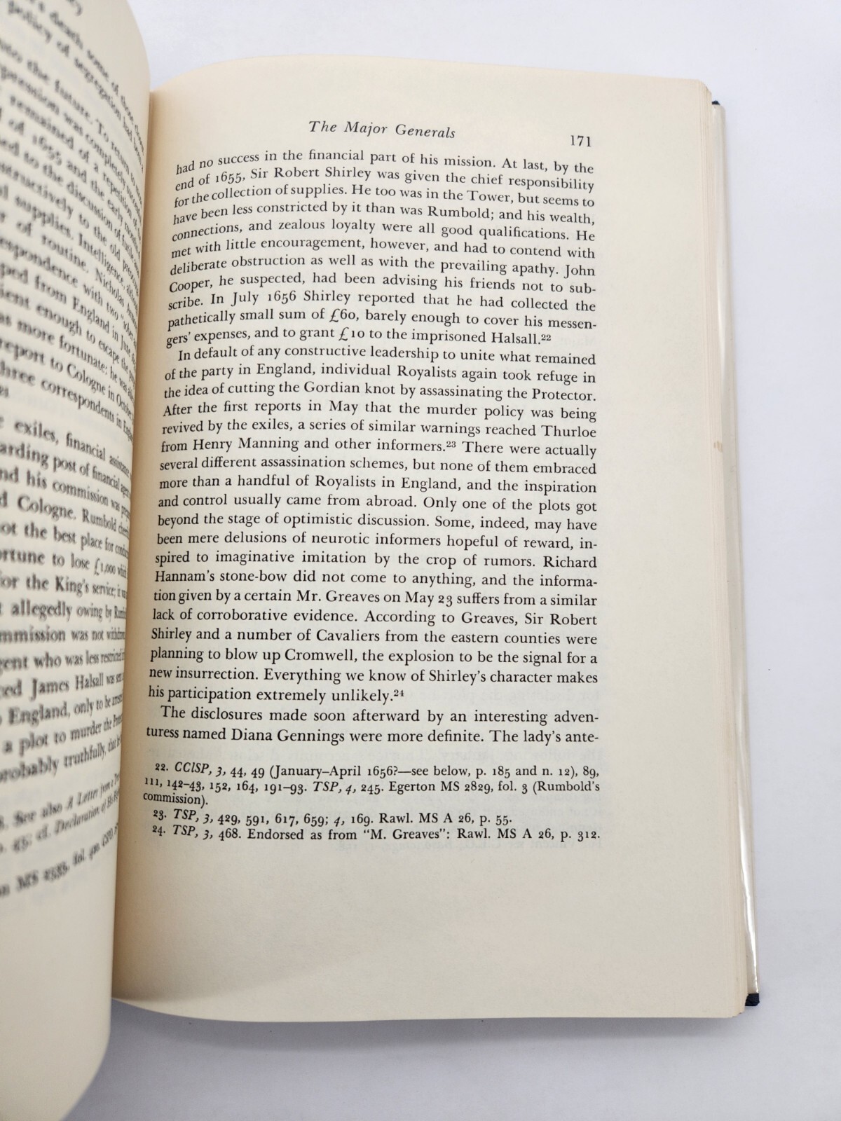 Royalist Conspiracy in England 1649-1660 by D. Underdown hardcover