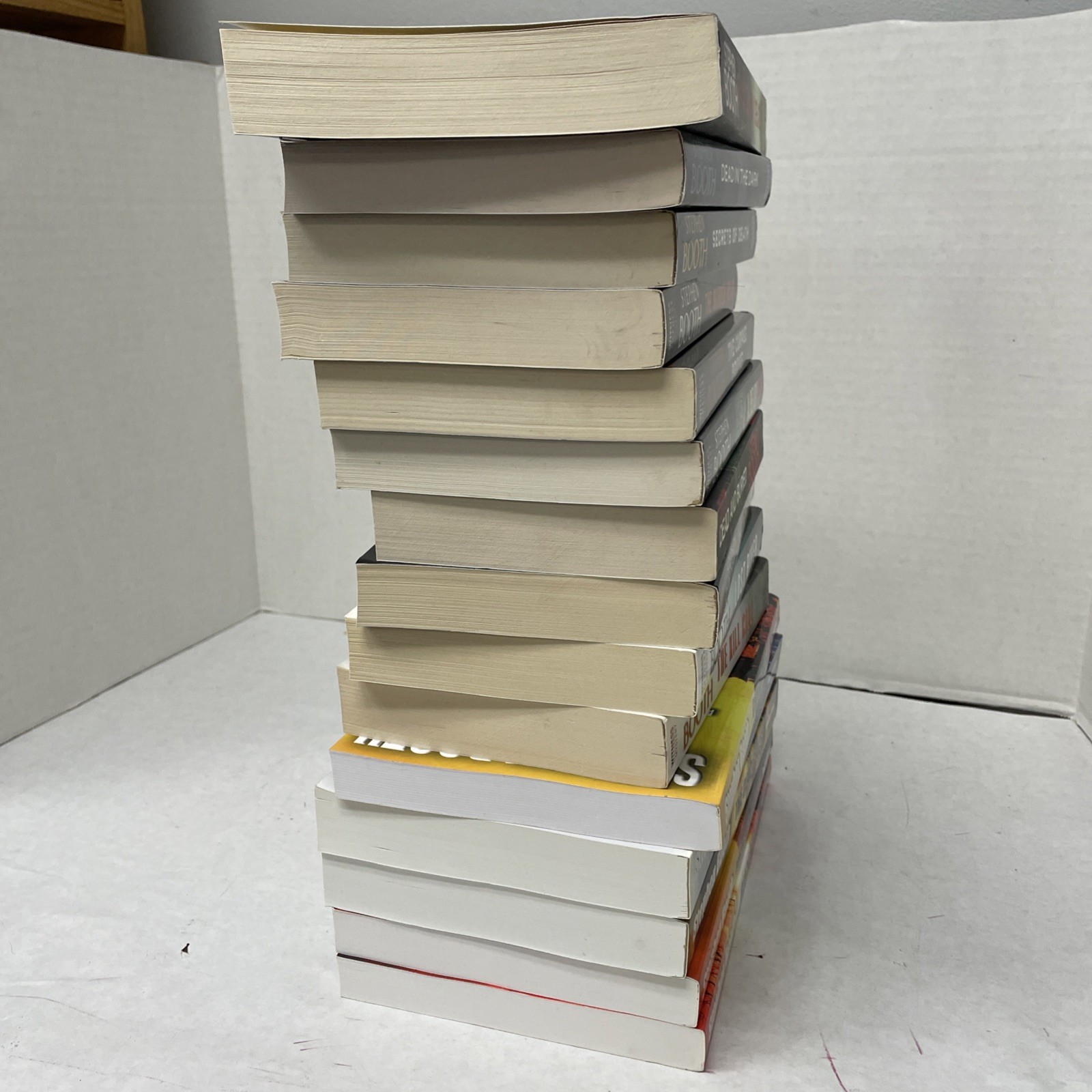 Stephen Booth Lot of 15 (of 18) Cooper & Fry Series (See Photos for Titles)