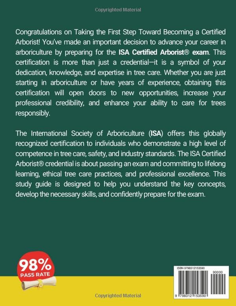 ISA ARBORIST CERTIFICATION STUDY GUIDE: A Comprehensive Exam Preparation Manual